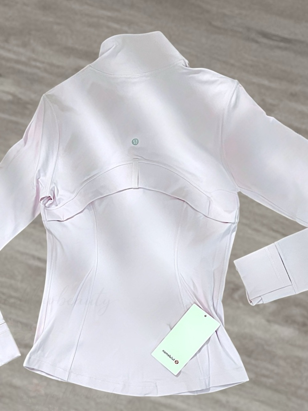 Lululemon Define Jacket Pink Organza Full Zip Yoga Athletic NWT - Picture 4 of 5